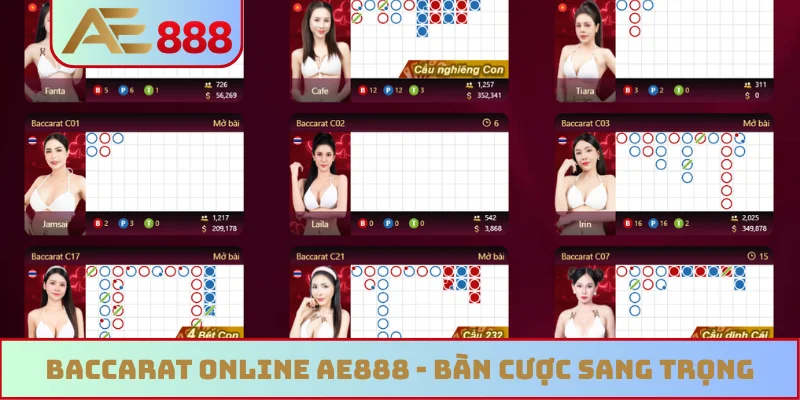 Baccarat online AE888