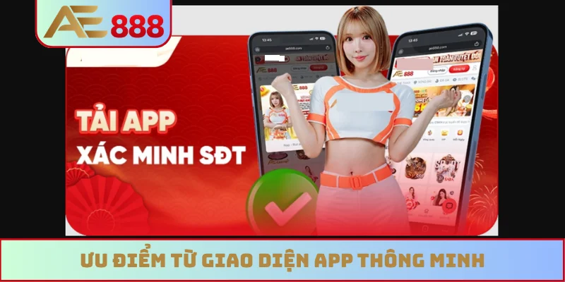 Ưu điểm từ giao diện app thông minh Ưu điểm từ giao diện app thông minh